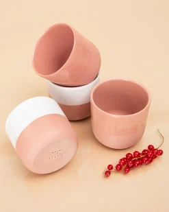 Motel a Miio Seda Becher klein rosé weiß New