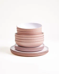 Motel a Miio Seda Geschirr-Set 16-teilig rosé weiß Sale