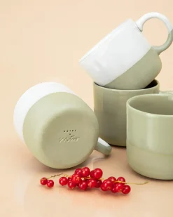 Motel a Miio Seda Tasse klein salbeigrün weiß Online