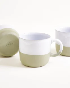 Motel a Miio Seda Tasse klein 6er-Set salbeigrün weiß Discount