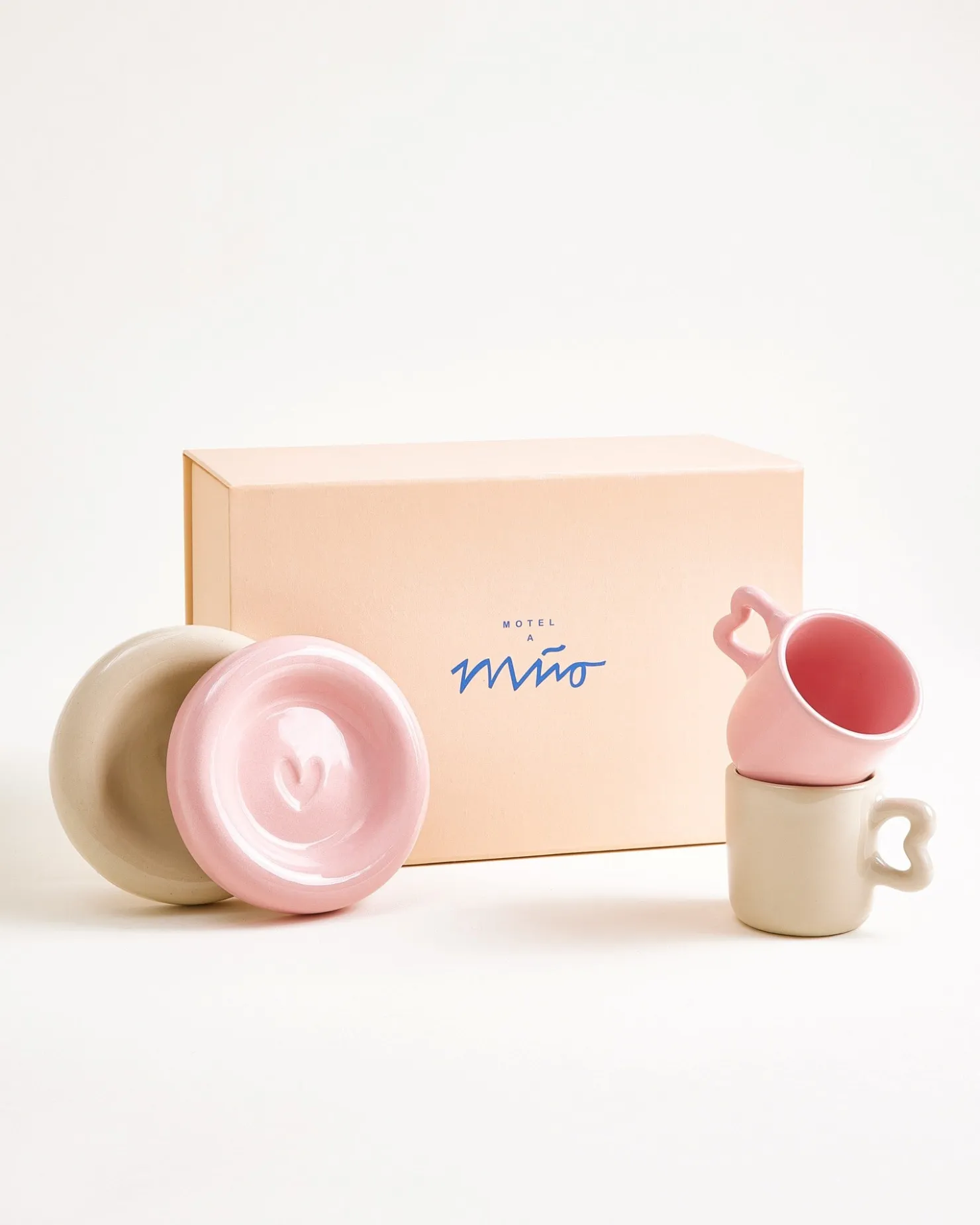 Motel a Miio Seia Geschenk-Set Espresso rosa sand 5-teilig Outlet