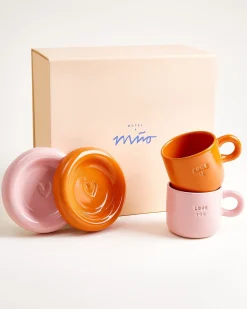 Motel a Miio Seia Geschenk-Set Love Smile rosa orange 3-teilig New
