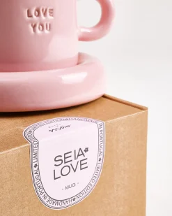 Motel a Miio Seia Geschenk-Set Love Smile rosa orange 3-teilig New