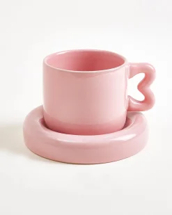 Motel a Miio Seia Tasse & Untertasse Herz rosa Best