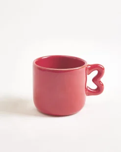 Motel a Miio Seia Tasse & Untertasse Herz bordeaux Sale