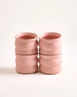Motel a Miio Sintra Becher klein bubble 4er-Set rosé Hot