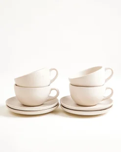 Motel a Miio Sintra Cappuccinotasse & Untertasse klein classic 4er-Set sand Clearance