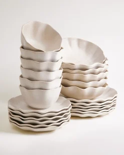 Motel a Miio Sintra Geschirr-Set shell 24-teilig sand Hot