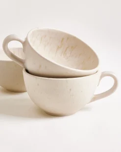 Motel a Miio Sintra Teetasse & Untertasse groß classic 6er-Set sand Discount