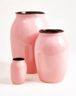 Motel a Miio Sombra Vase L rosa braun
