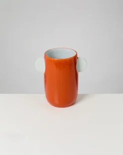 Motel a Miio Tomar Vase M orange hellblau New