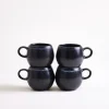 Motel a Miio Turmalina Espressotasse schwarz 4er-Set New