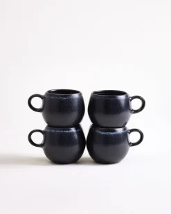 Motel a Miio Turmalina Espressotasse schwarz 4er-Set New