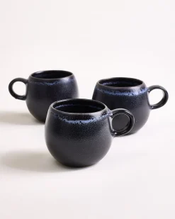 Motel a Miio Turmalina Espressotasse schwarz 6er-Set New