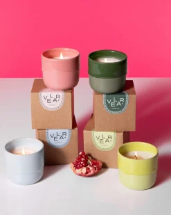 Motel a Miio Velar Duftkerze Salted Zest rosa
